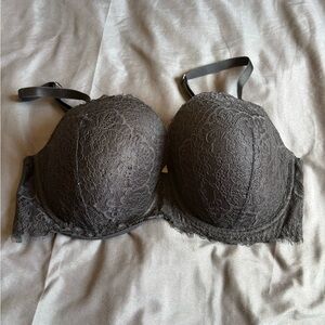 Victoria's Secret Charcoal Lace Bra